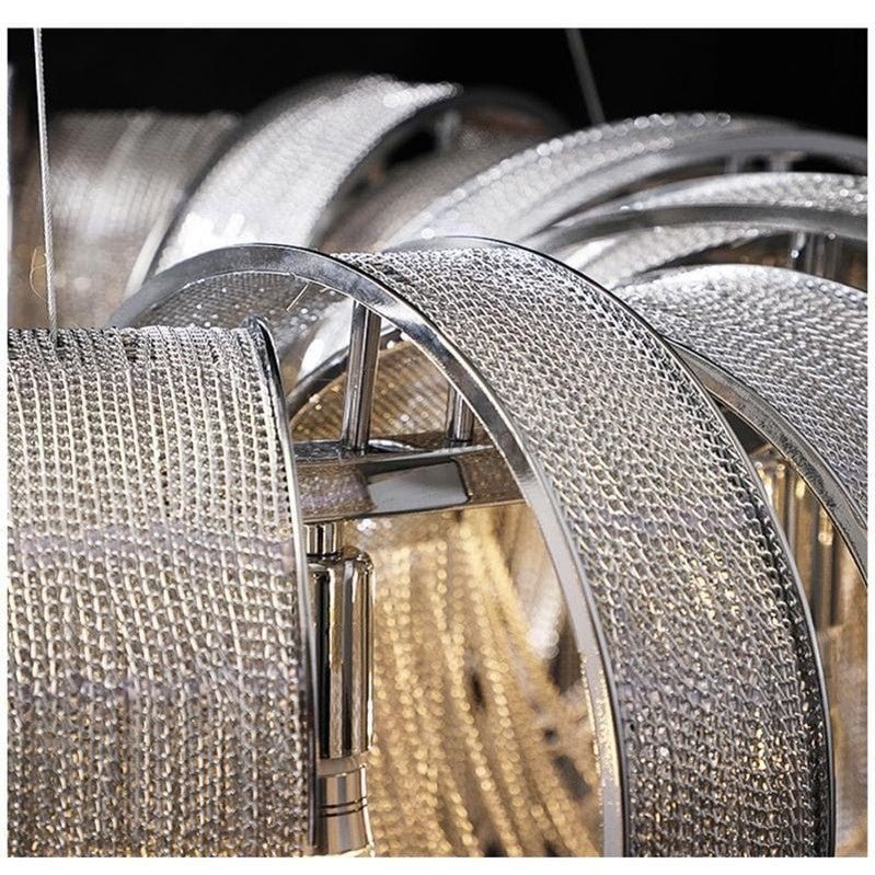 Alisa Aluminum Luxury Round Decor Chandelier - Camilalamps - OL - AL1122 - C1914