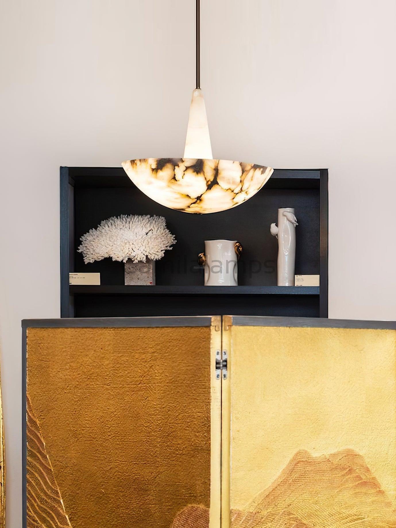 Domus Alabaster Round Chandelier - Camilalamps - Domus - 1461 - ? 19. - White - Warm - 1