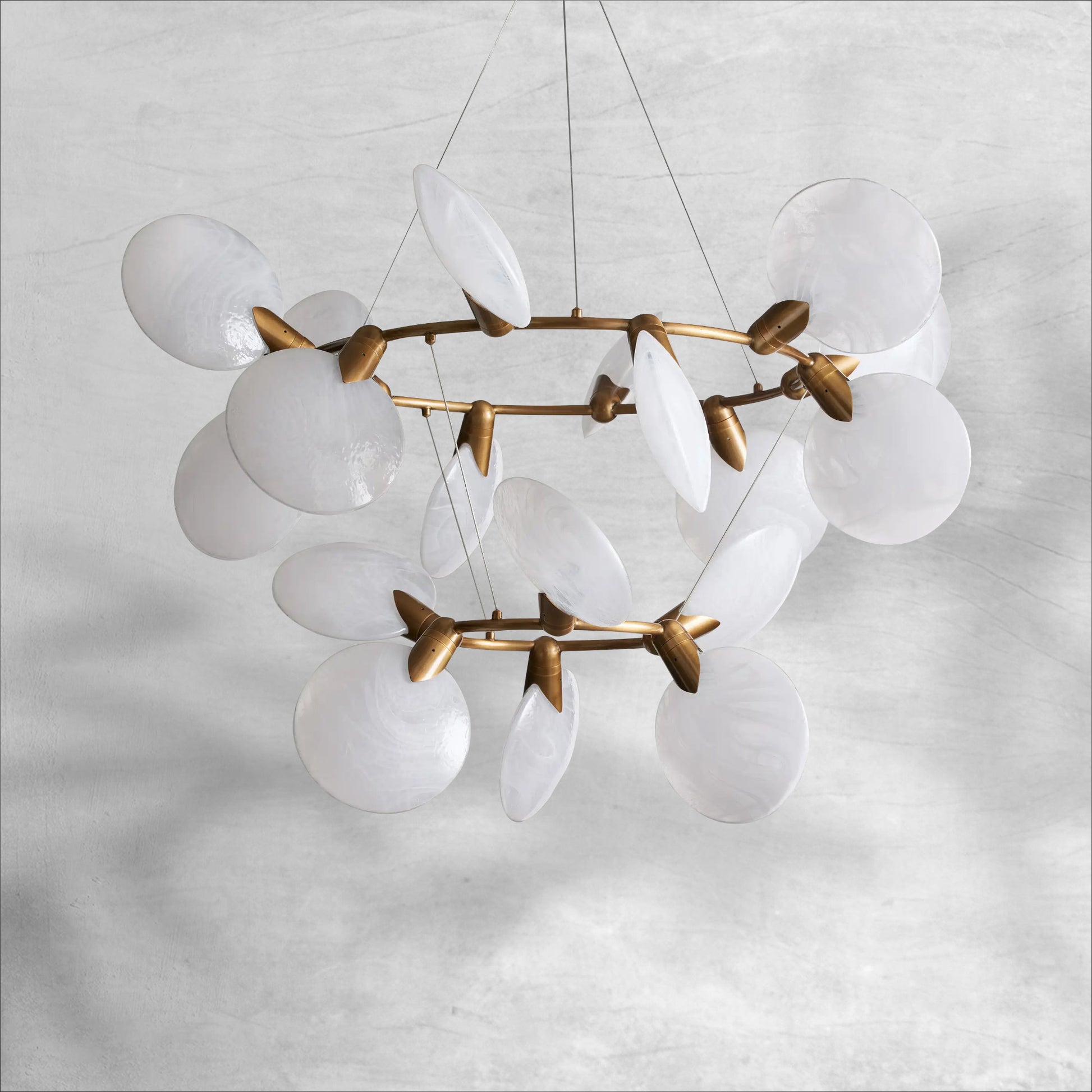 Lyla 2 - Tiered Halo Chandelier - Camilalamps - CA - 10031H0
