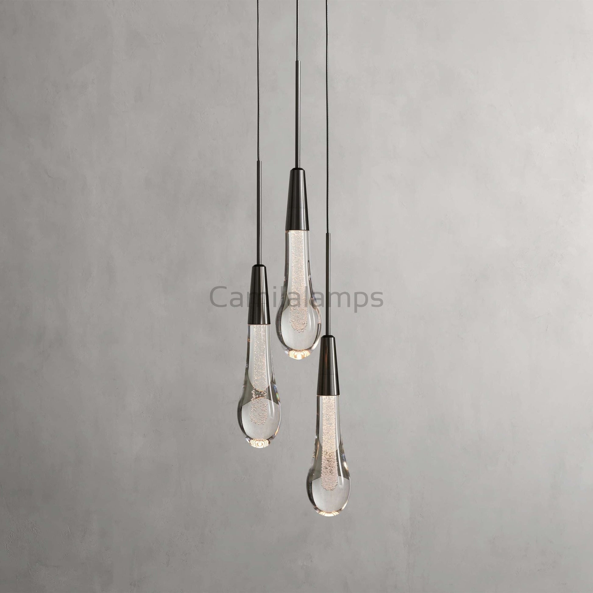 Solitaire Single Light /3 - light Pendant - Camilalamps - CA - SLP - 3 - 2