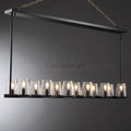 Paricia Glass Linear Chandelier 49