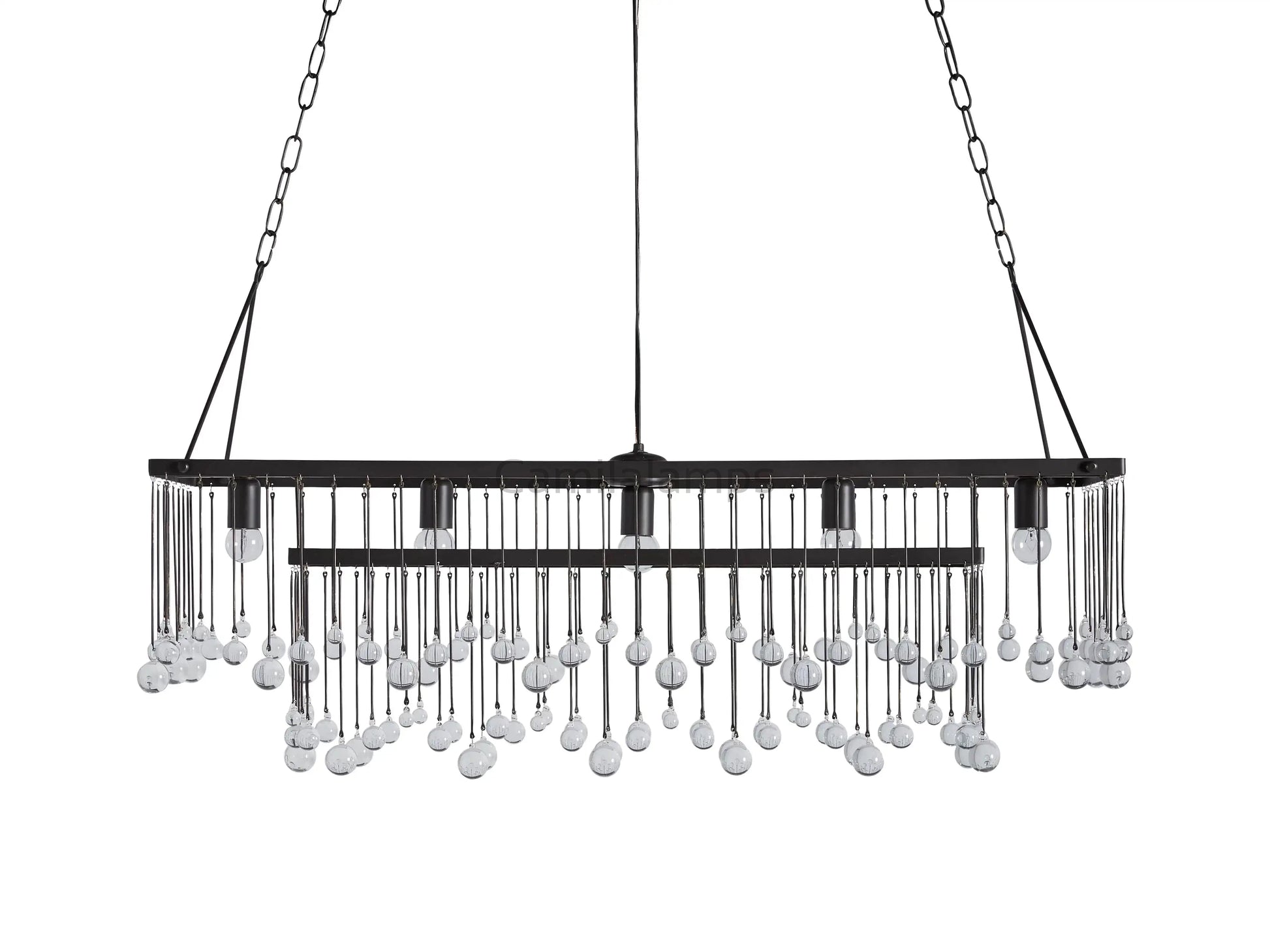 Aubrey Rectangular Chandelier 47''60'' - Camilalamps - CA - 636H402