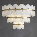 Alabaster Cloudscape Chandelier with 1/2 layer - Camilalamps - Alaba - 1709 - 3 lay - 7