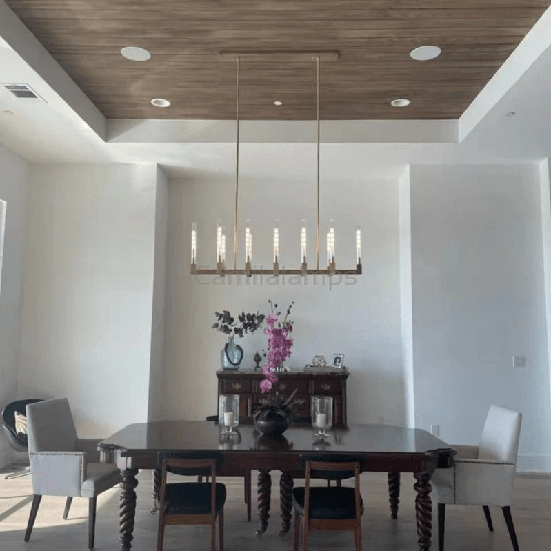 Cannel Linear Chandelier 55", 67" - Camilalamps - CAM1094