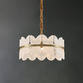 Alabaster Cloudscape Chandelier with 1/2 layer - Camilalamps - Alaba - 1709 - 1 lay - 1
