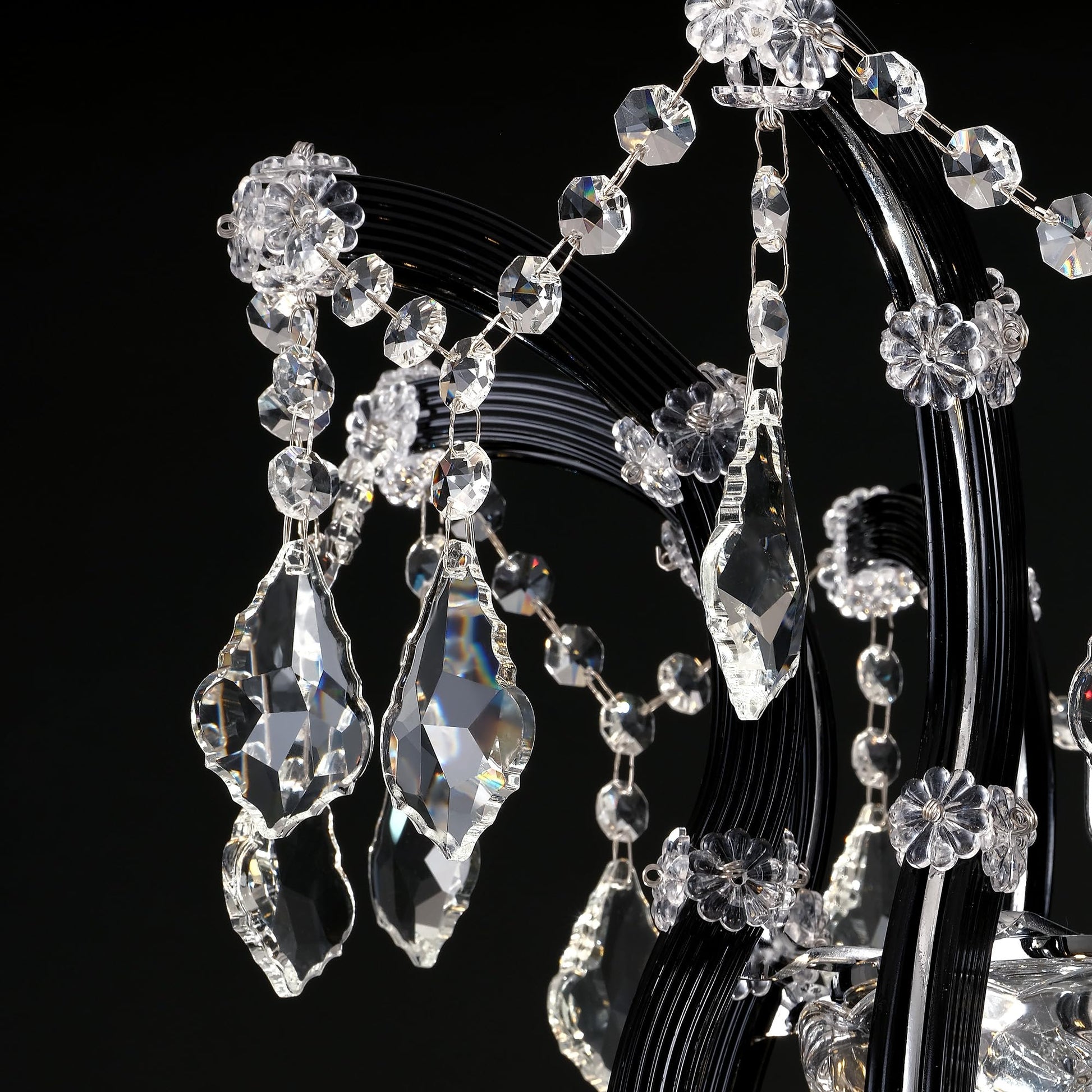 Large Gold Crystal Chandelier Light Fixtures - 24 Lights Modern Crystal Chandeliers for Hotel, Lobby, Foyer, Entryway Hall, Staircase High Ceiling Chandelier 2 Layers - Camilalamps - B0F93R7H6W