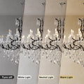 Large Gold Crystal Chandelier Light Fixtures - 24 Lights Modern Crystal Chandeliers for Hotel, Lobby, Foyer, Entryway Hall, Staircase High Ceiling Chandelier 2 Layers - Camilalamps - B0F93R7H6W
