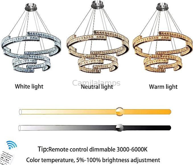 Double Layer Crystal Chandelier (Customized) - Camilalamps - CAA - 10015A3