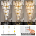 Modern Crystal Chandelier, 47.2