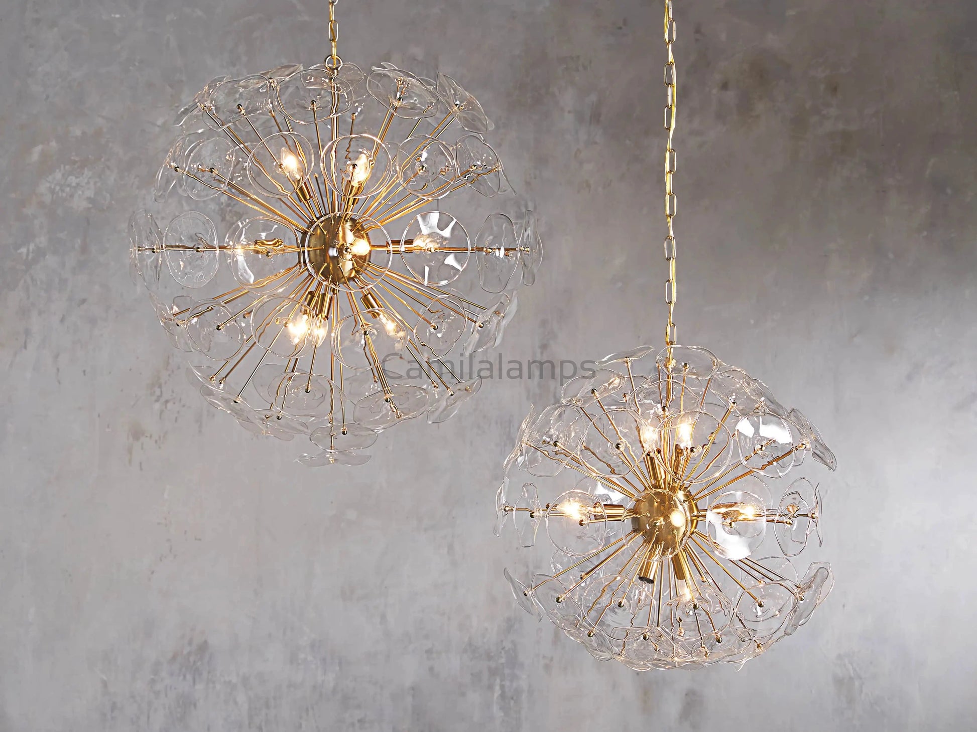Lily Round Chandelier 8/10/19 Light - Camilalamps - CA - 2036H108