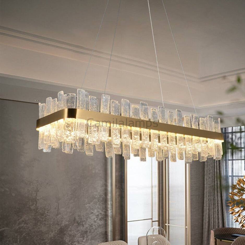 Magnus Rectangular Dining Room Chandelier - Camilalamps - CAM1730
