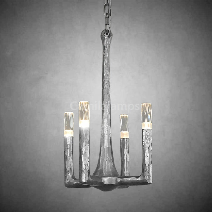 Thaddeas Hand - Forged Metal Pendant Light - Camilalamps - CAM1633