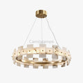 Alabaster Halo Chandelier 23.6''31.5'' - Camilalamps - Alaba - 1860 - Model - Brass - 3