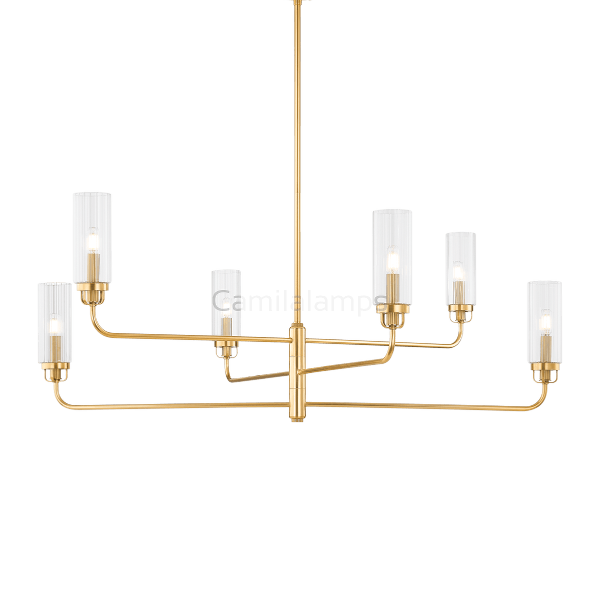 Halifax Clear Functional Design Chandelier - Camilalamps - 9306 - AGB