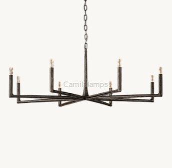 Avarital Forged Round Chandelier 36" 48” 60” 72” - Camilalamps - ARTT - 3