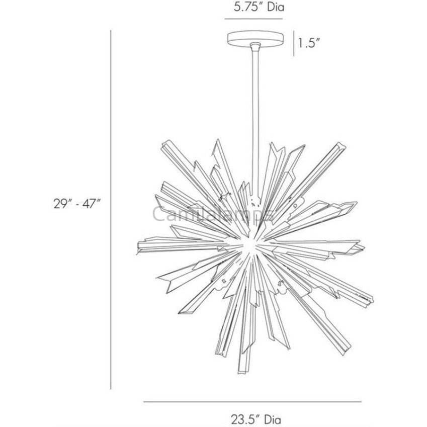 Axel Crystal Sputnik Chandelier - Camilalamps - CA - TCSC36 - 051