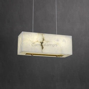 Charlene Marble Cubic Dining Area Chandelier - Camilalamps - ABRR - 1