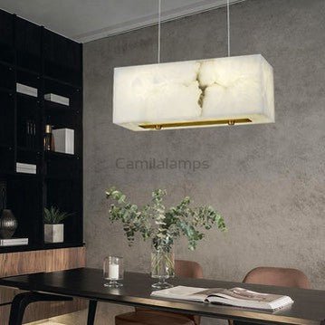 Charlene Marble Cubic Dining Area Chandelier - Camilalamps - ABRR - 1