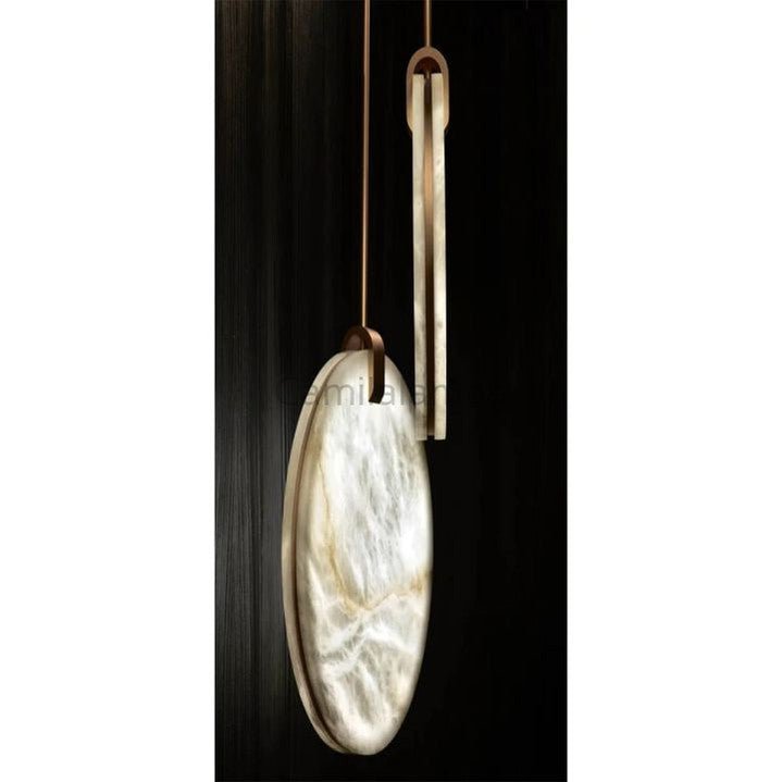 Alabaster Disc Pendant Light - Camilalamps - CA - AL2024 - C1622