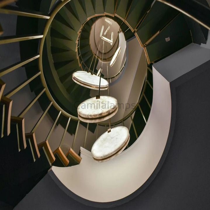 Alabaster Disc Pendant Light - Camilalamps - CA - AL2024 - C1622