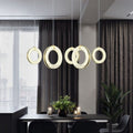 Alabaster Toroid Staircase Pendant Chandelier - Camilalamps - Alaba - 479