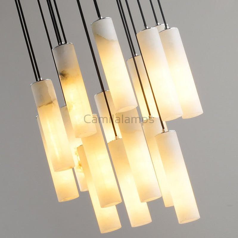 Alabaster Anne Modern Art Chandeliers - Camilalamps - Alaba - 119 - 12 Li - 2