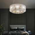 Alabaster Anne Modern 2 tier Round Art Chandelier - Camilalamps - Alaba - 118 - D 22. - Polis - 2