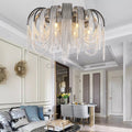 Sophian Aluminum Chain Tassel Round Chandelier - Camilalamps - CA - A - 046