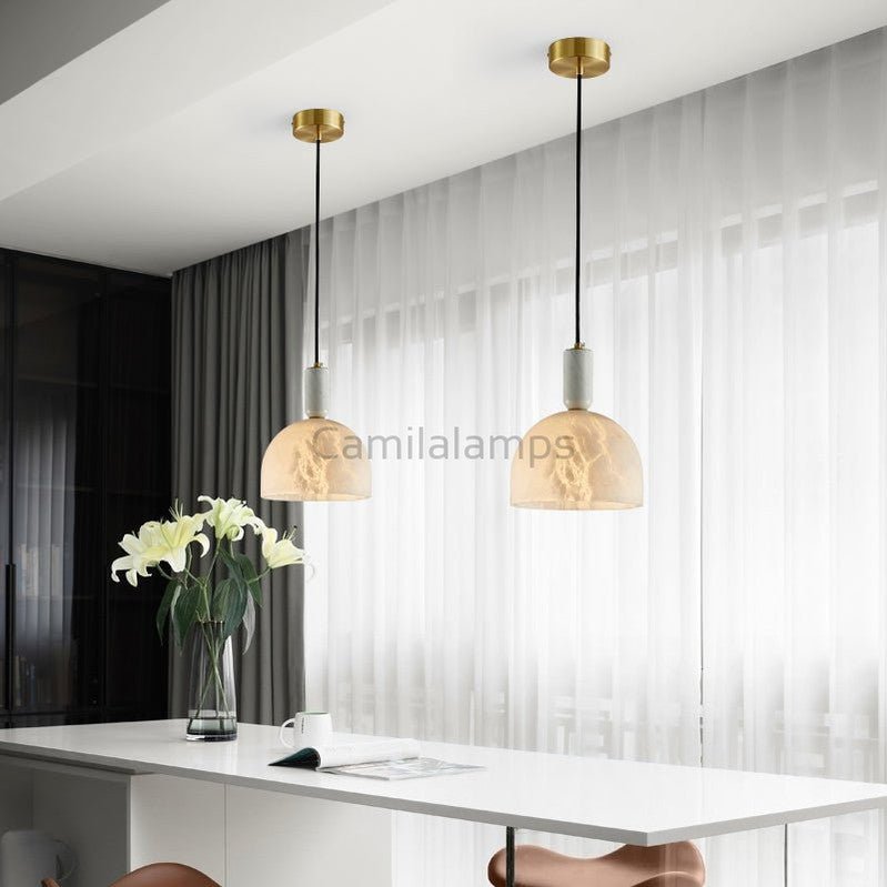 Altus Alabaster Pendant Light - Camilalamps - CA - AL2024 - C2416