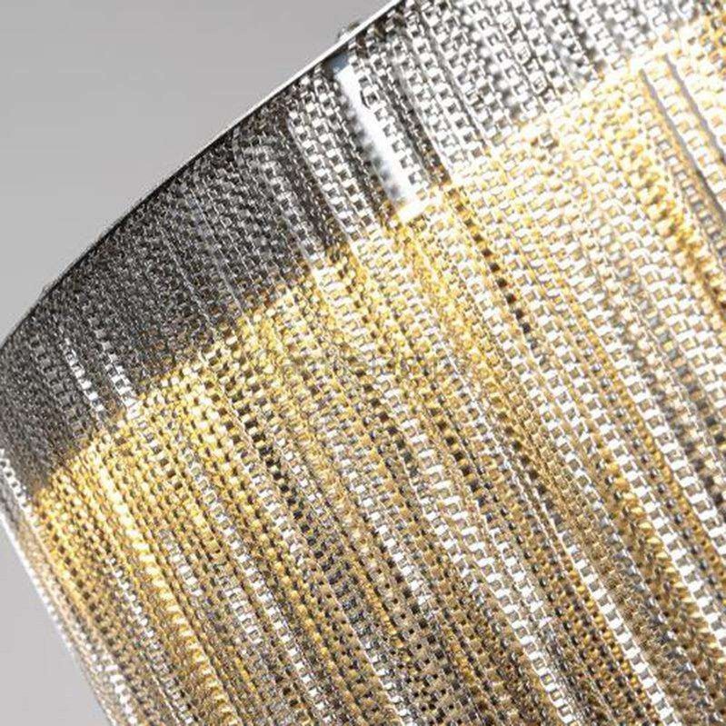 Angelina Aluminum Chain Tassel Round Chandelier - Camilalamps - CA - A - 036