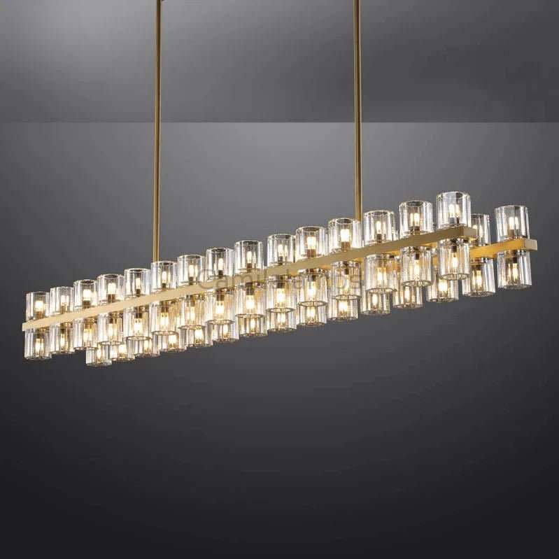 Arcachon Crystal Rectangular Chandelier48" 54" 72" - Camilalamps - CA - CH10254 - 2