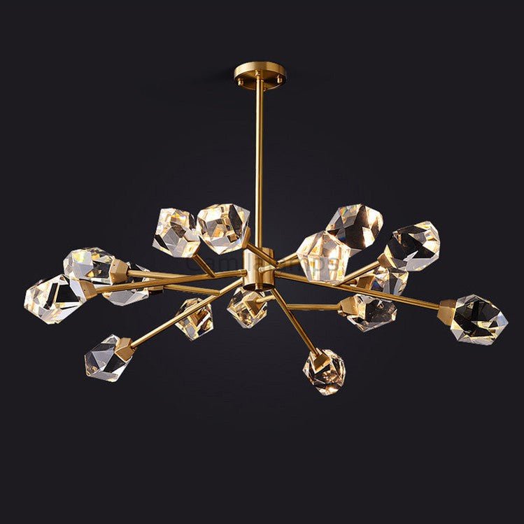 Masonry Faceted Crystal Prisms Chandelier - Camilalamps - CA - A - 222