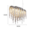 Sophian Luxury Aluminum Chain Tassel Chandelier - Camilalamps - CA - A - 010