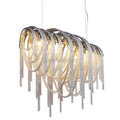 Sophian Luxury Aluminum Chain Tassel Chandelier - Camilalamps - CA - A - 12