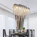 Sophian Luxury Aluminum Chain Tassel Chandelier - Camilalamps - CA - A - 010