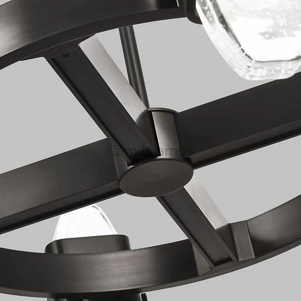 Aute Led Round Chandelier 15″ - Camilalamps - CA - aute - BZ