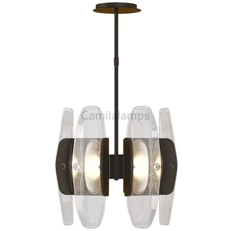 Aute Led Round Chandelier 15″ - Camilalamps - CA - aute - BS