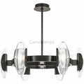 Aute Led Round Chandelier 30″ - Camilalamps - CA - aute - 30BZ