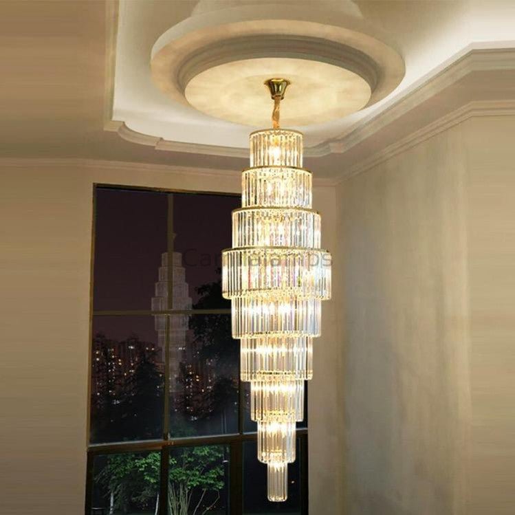 Bastian Multiple Tier Crystal Chandelier - Camilalamps - CA - A - 539