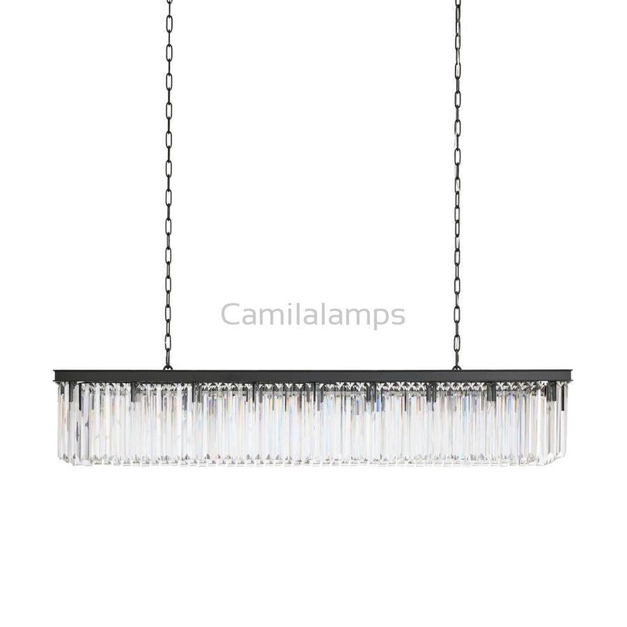 Ryan Rectangular Chandelier - Camilalamps - CA - BTR - 16