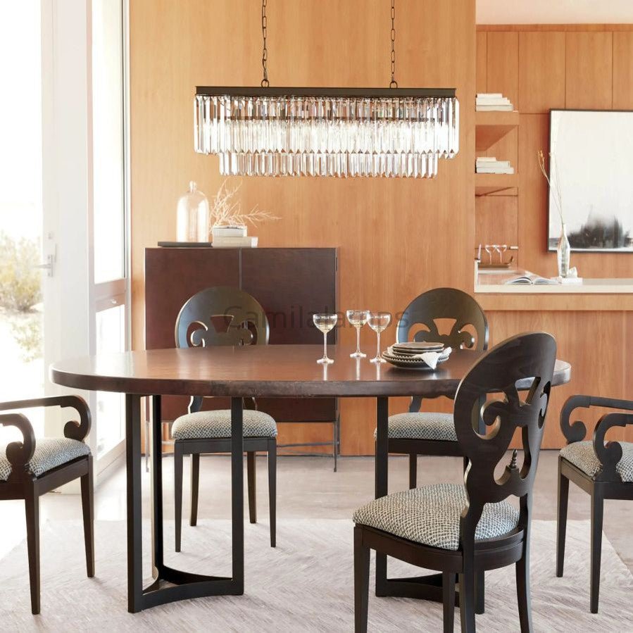 Ryan Tiered Rectangular Chandelier - Camilalamps - CA - BTR - 08