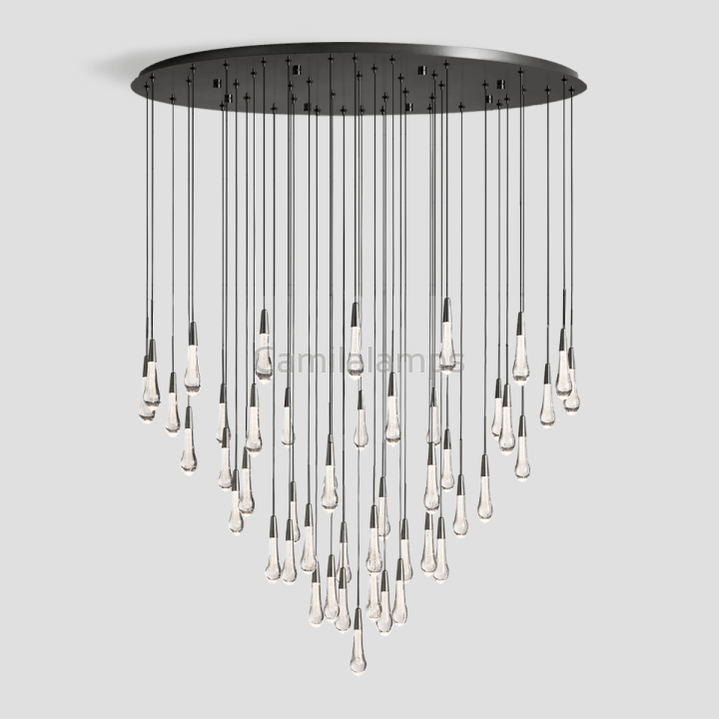 Solitaire Round Chandelier 17"24"36"58" - Camilalamps - SOLI36 - 3N