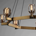 Linna Contemporary Circular Living Room Pendant - Camilalamps - OAOO - 1