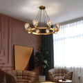 Linna Contemporary Circular Living Room Pendant - Camilalamps - OAOO - 1