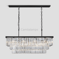 Falria 3 - Tier Crystal Rectangular Chandelier - Camilalamps - CA - LI2024 - C5707