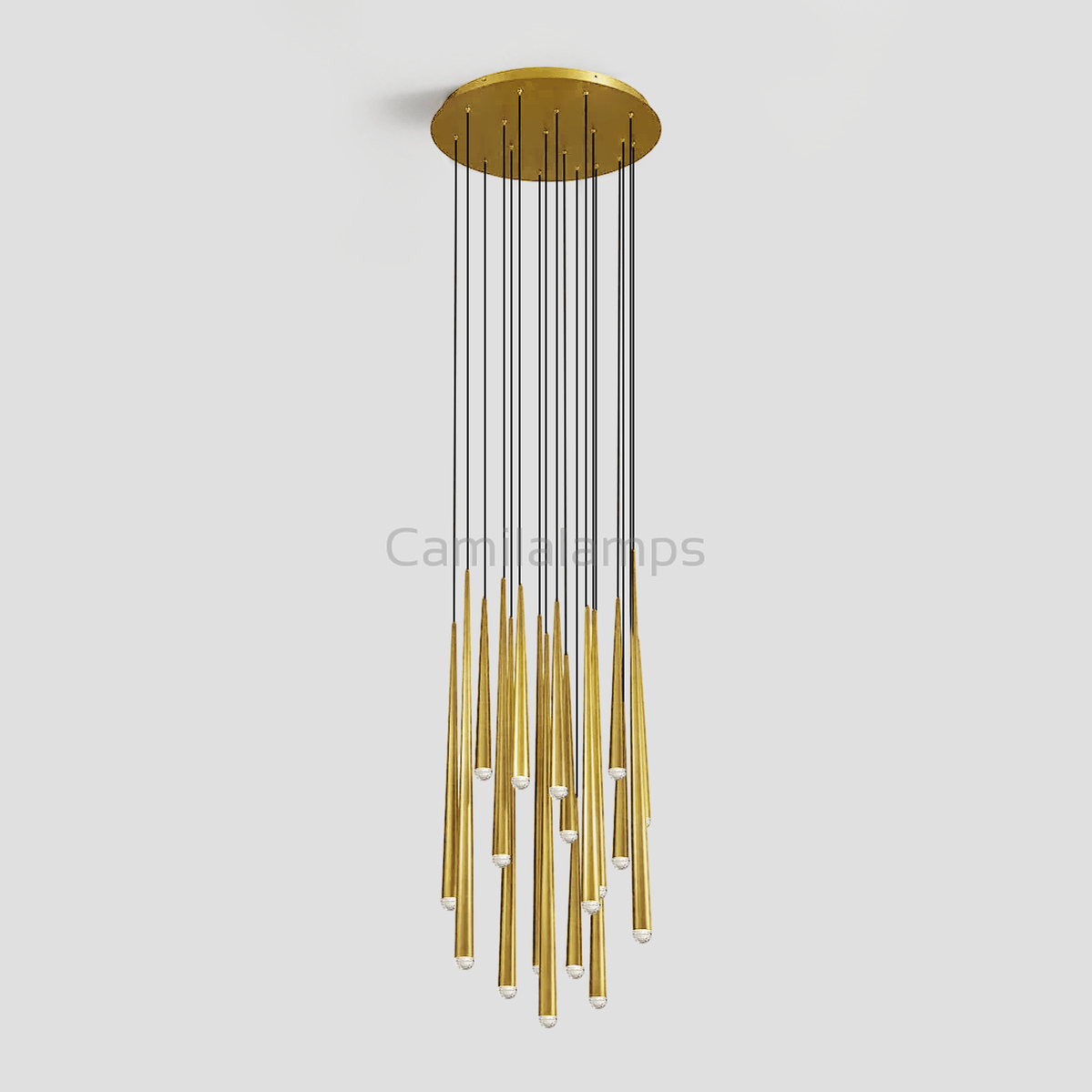Alren Round Tubular Pendant Chandelier - Camilalamps - CA - LI2024 - C5601