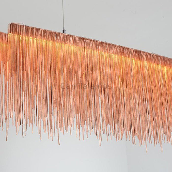 Bunny Aluminum Chain Tassel Chandelier - Camilalamps - CA - A - 039