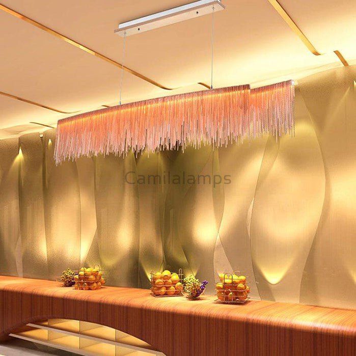 Bunny Aluminum Chain Tassel Chandelier - Camilalamps - CA - A - 038