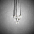 Bille De Crystal Cluster Round Chandelier 14''19''24''30''40