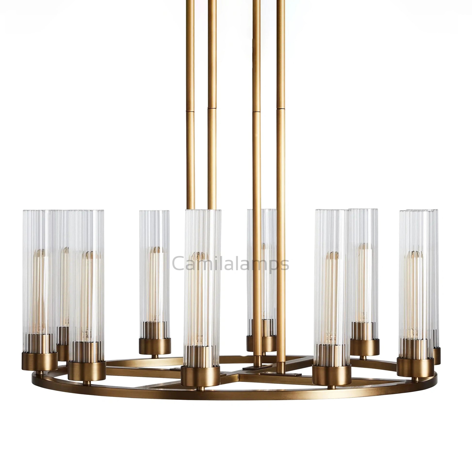 Andreas Round Chandelier 10/12 Light - Camilalamps - CA - 10031H330